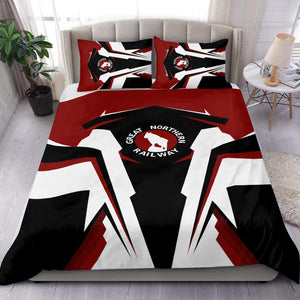 Railspirit Great Northern Railway Bedding Set Strong Line Style GNR Bedding Set All Over Print
