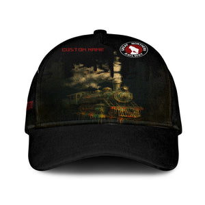 Railspirit Personalized Great Northern Railway Classic Cap Vintage Train Art Style GNR Cap For Locomotive Fans
