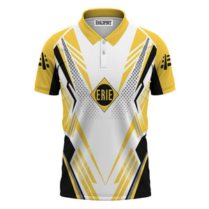 Railspirit Personalized Erie Railroad Polo Shirt Railroad Tribute Design Train Shirt for Train Lovers