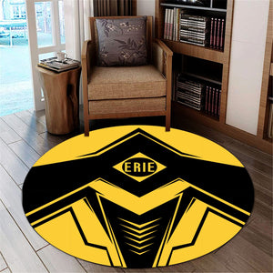 Railspirit Erie Railroad Round Mat Railway Trainspotter Style Mat Gift Idea For Foamers