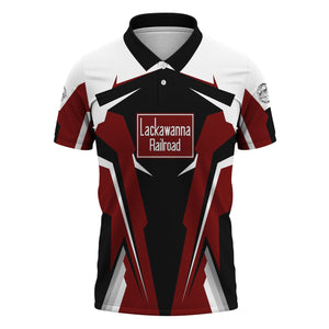 Railspirit Personalized Delaware, Lackawanna and Western Railroad Polo Shirt DL&WStrong Line Style Train Unisex Shirt All Over Print