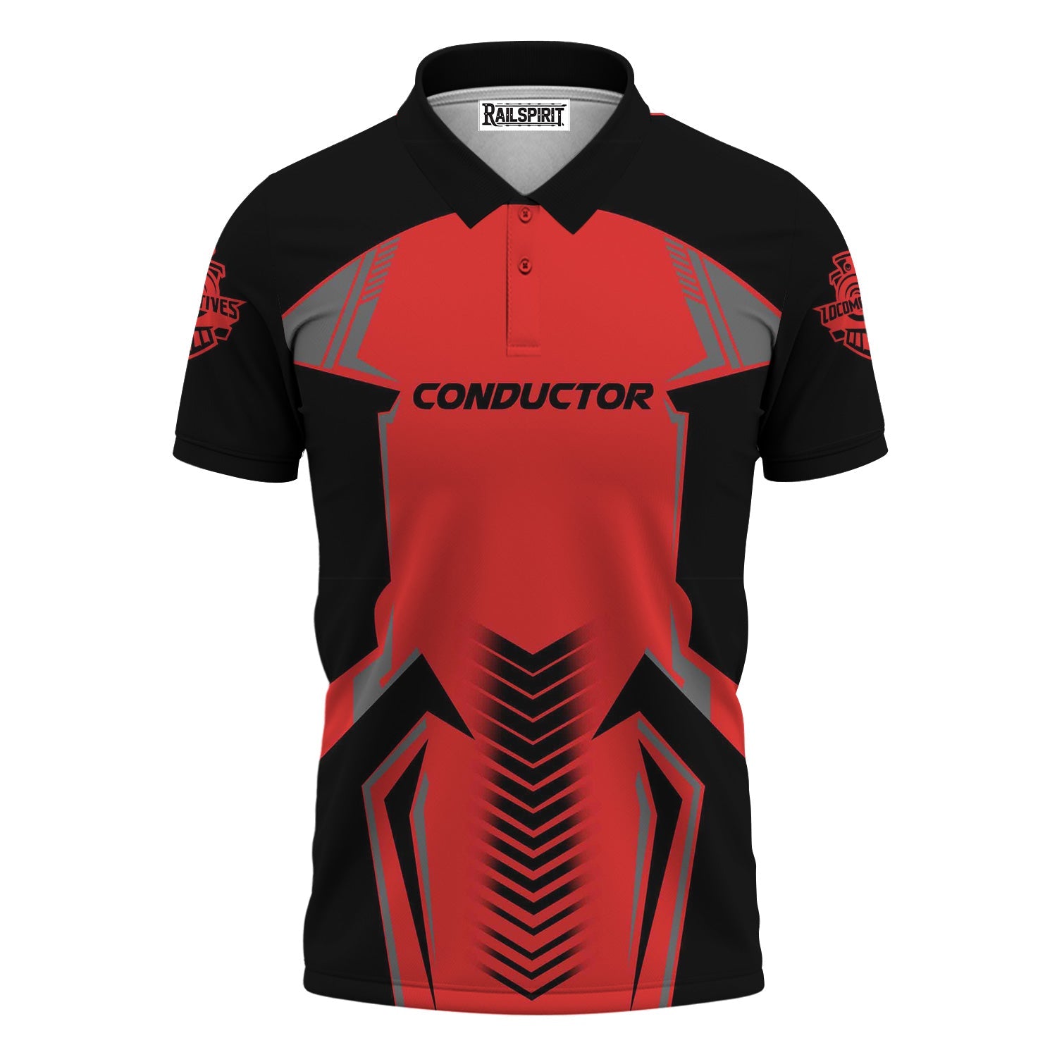 Railspirit Personalized Seaboard Air Line Railroad Polo Shirt Standout Style with Custom Position Train Shirt