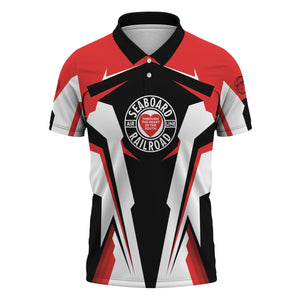 Railspirit Personalized Seaboard Air Line Railroad Polo Shirt Strong Line Style Train Unisex Shirt All Over Print