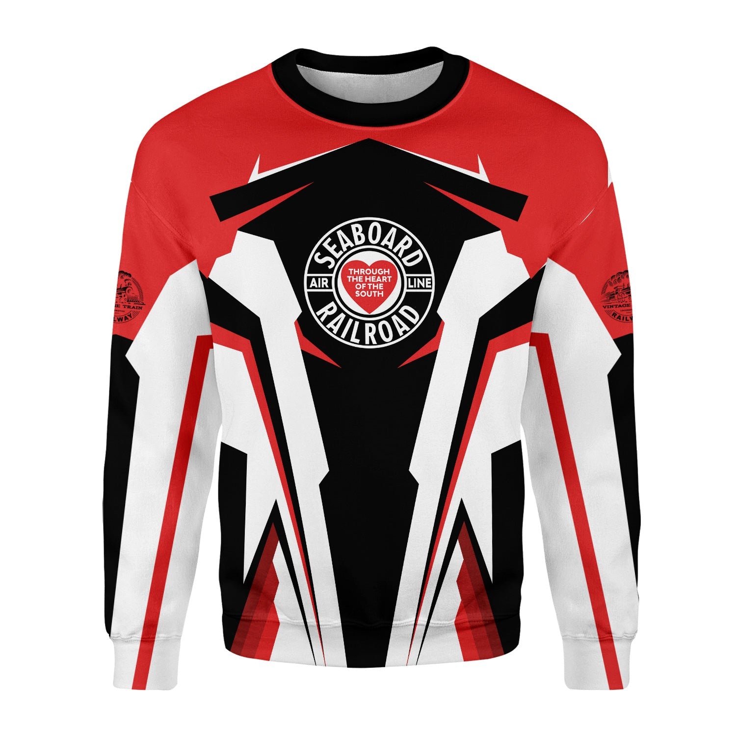 Railspirit Personalized Seaboard Air Line Railroad Sweatshirt Strong Line Style Train Unisex Shirt All Over Print