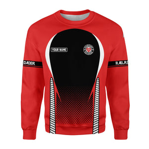 Railspirit Personalized Seaboard Air Line Railroad Sweatshirt Stress Is Caused By Not Having Enough Trains Shirt All Over Print Shirt