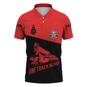 Railspirit Personalized Seaboard Air Line Railroad Polo Shirt One Track Mind DL&W Unisex Train Shirt Gift Idea For Train Lover