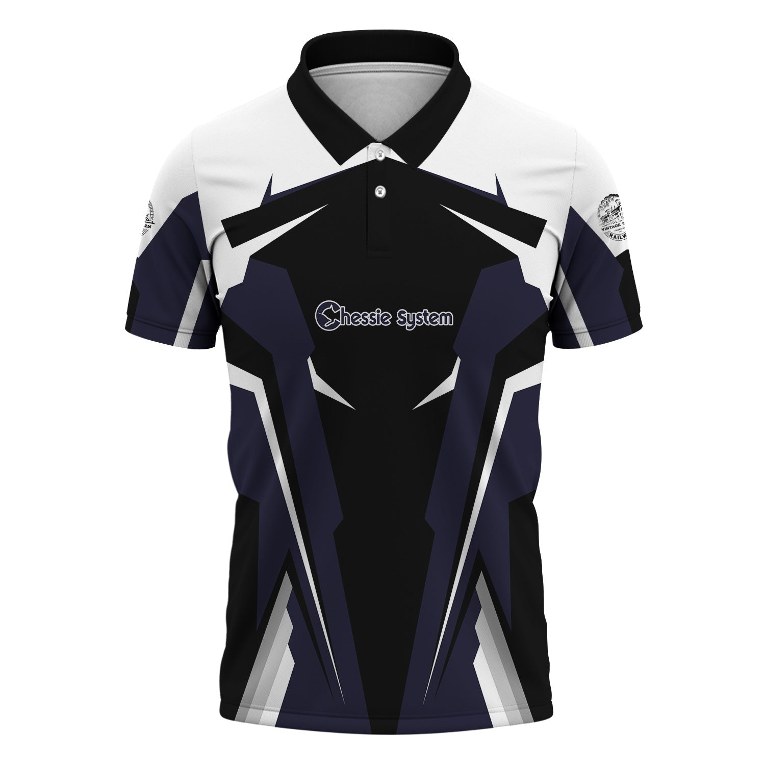 Railspirit Personalized Chessie System Railroad Polo Shirt Strong Line Style Train Unisex Shirt All Over Print