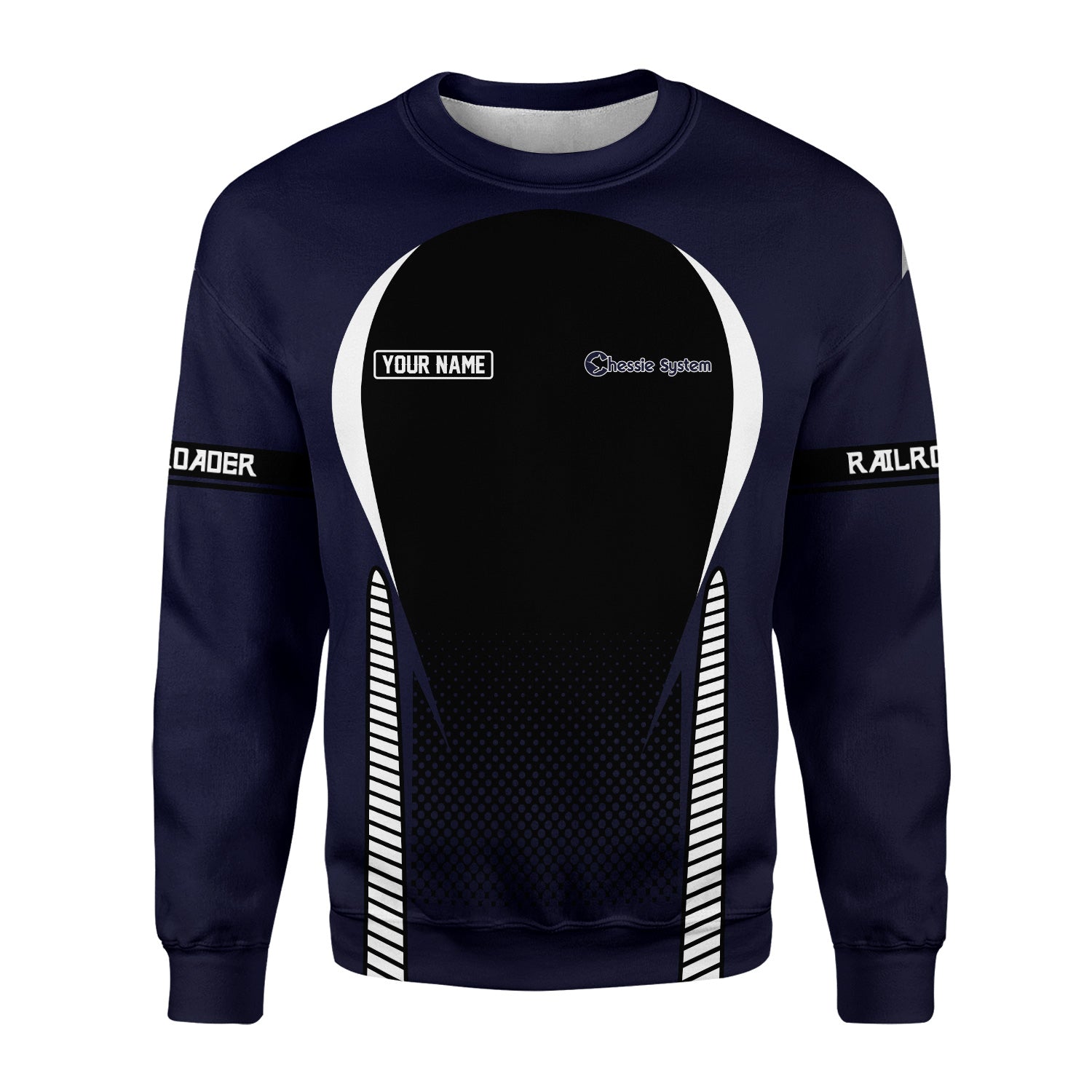 Railspirit Personalized Chessie System Railroad Sweatshirt Stress Is Caused By Not Having Enough Trains Shirt All Over Print Shirt