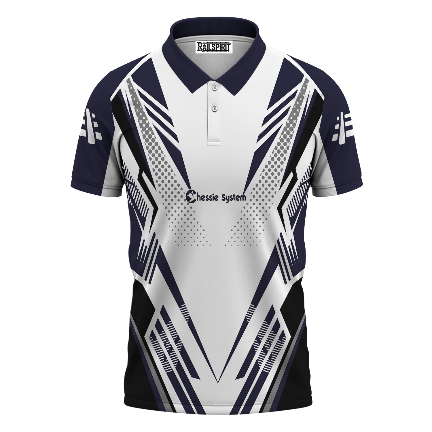 Railspirit Personalized Chessie System Railroad Polo Shirt Railroad Tribute Design Train Shirt for Train Lovers