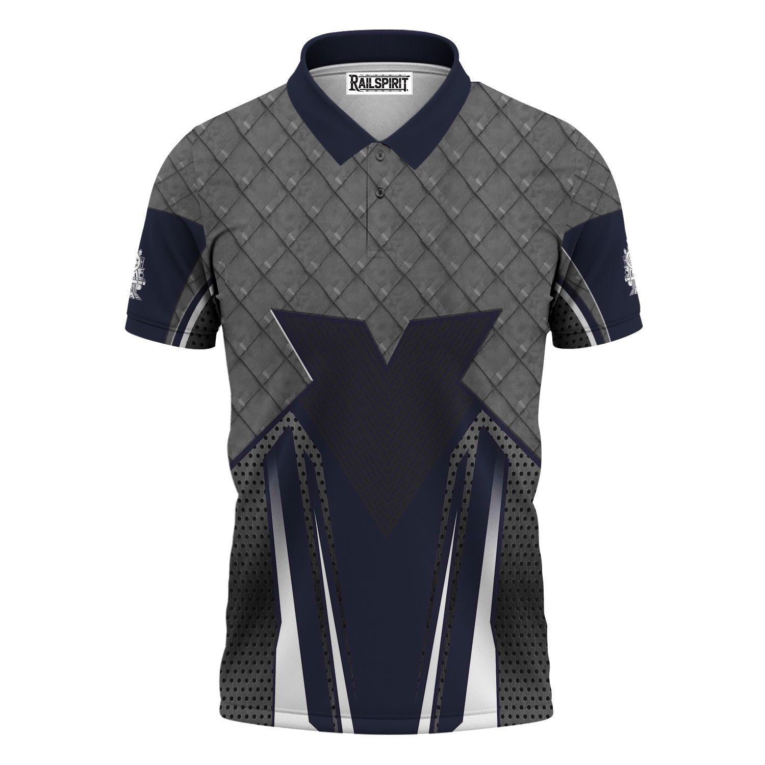 Railspirit Personalized Chessie System Railroad Polo Shirt Rugged Steel Vibes Train Shirt All Over Print