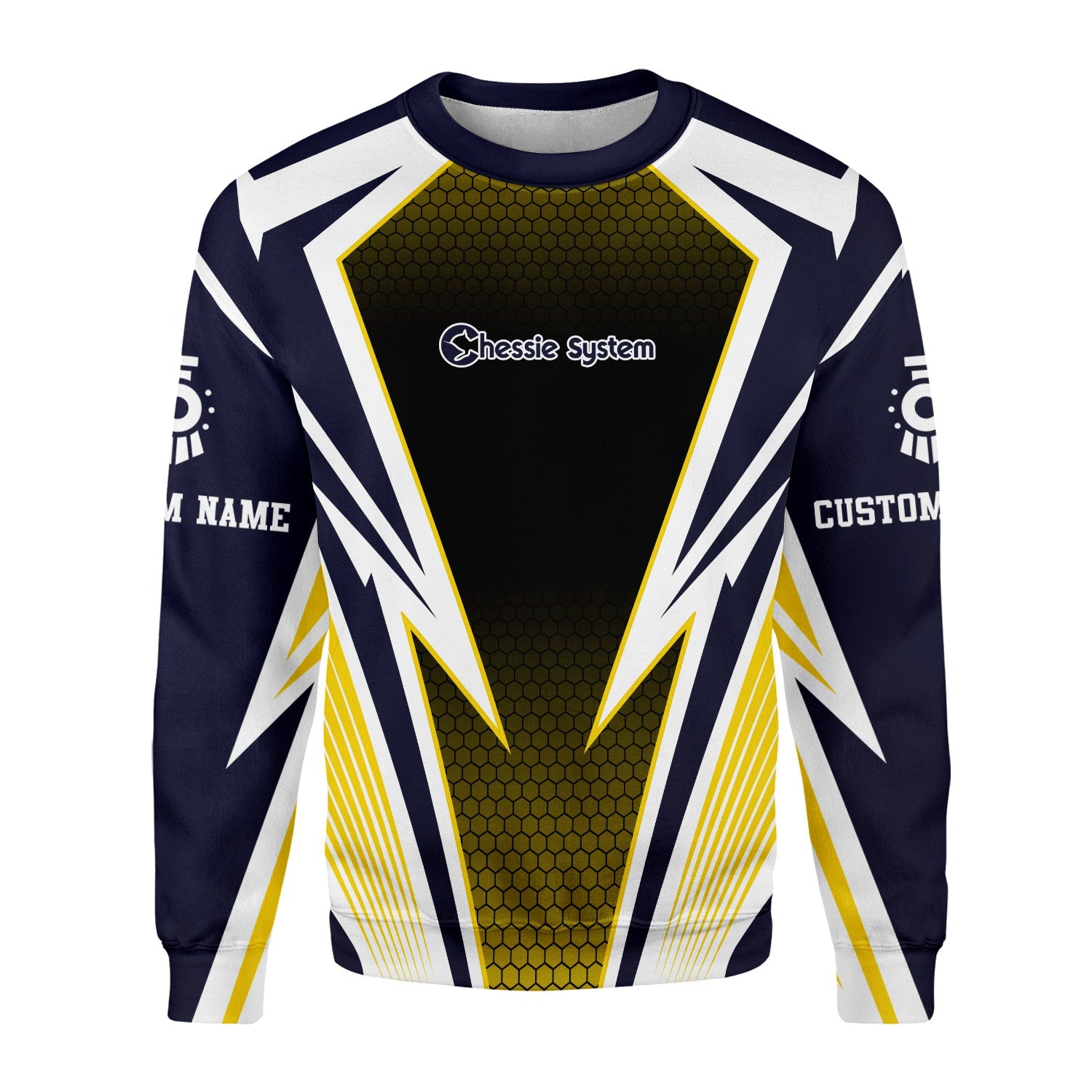 Railspirit Personalized Chessie System Railroad Sweatshirt Lightning Graphic Style Shirt Gift Idea For Train Lover