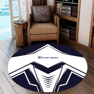 Railspirit Chessie System Railroad Round Mat Railway Trainspotter Style Mat Gift Idea For Foamers