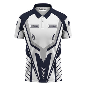 Railspirit Personalized Chessie System Railroad Polo Shirt Workwear-Inspired with Custom Position Train Shirt