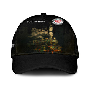 Railspirit Personalized Atlantic Coast Line Railroad Classic Cap Vintage Train Art Style Cap For Locomotive Fans