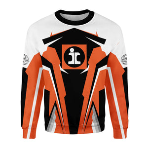 Railspirit Personalized Illinois Central Railroad Sweatshirt Strong Line Style Train Unisex Shirt All Over Print