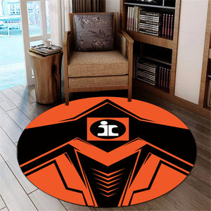 Railspirit Illinois Central Railroad Round Mat Railway Trainspotter Style Mat Gift Idea For Foamers