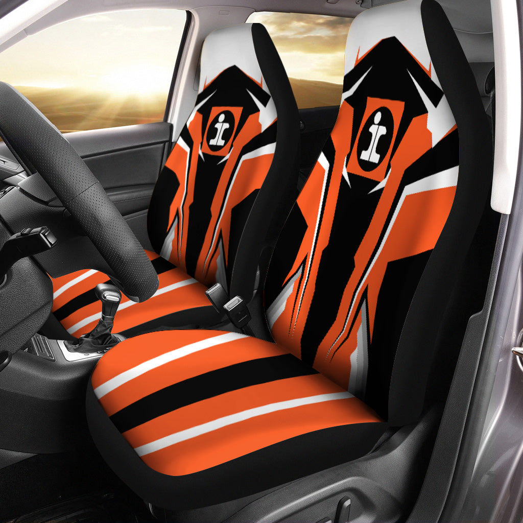 Railspirit Illinois Central Railroad Car Seat Cover Strong Line Style Seat Cover