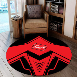Railspirit Chicago, Milwaukee, St. Paul and Pacific Railroad Round Mat Railway Trainspotter Style Milwaukee Road Mat Gift Idea For Foamers