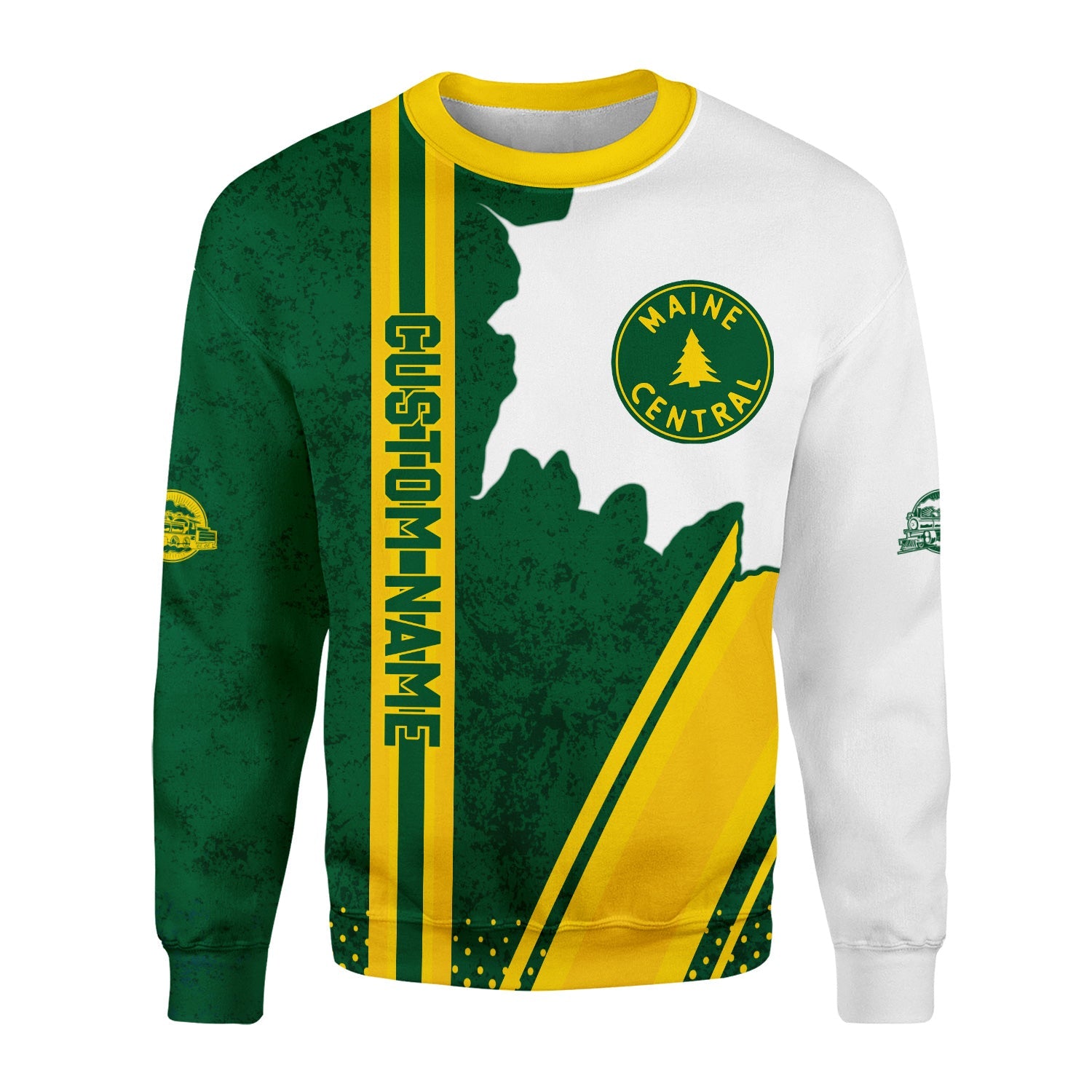 Railspirit Personalized Maine Central Railroad Sweatshirt All Over Printed Unisex Shirt