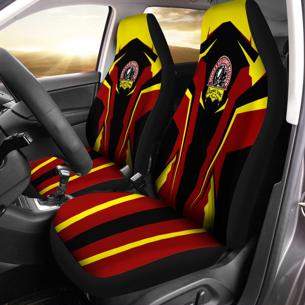 Railspirit Denver and Rio Grande Western Railroad Car Seat Cover Strong Line Style Seat Cover