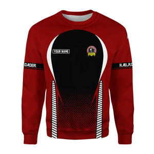 Railspirit Personalized Denver and Rio Grande Western Railroad Sweatshirt Stress Is Caused By Not Having Enough Trains Shirt All Over Print Shirt