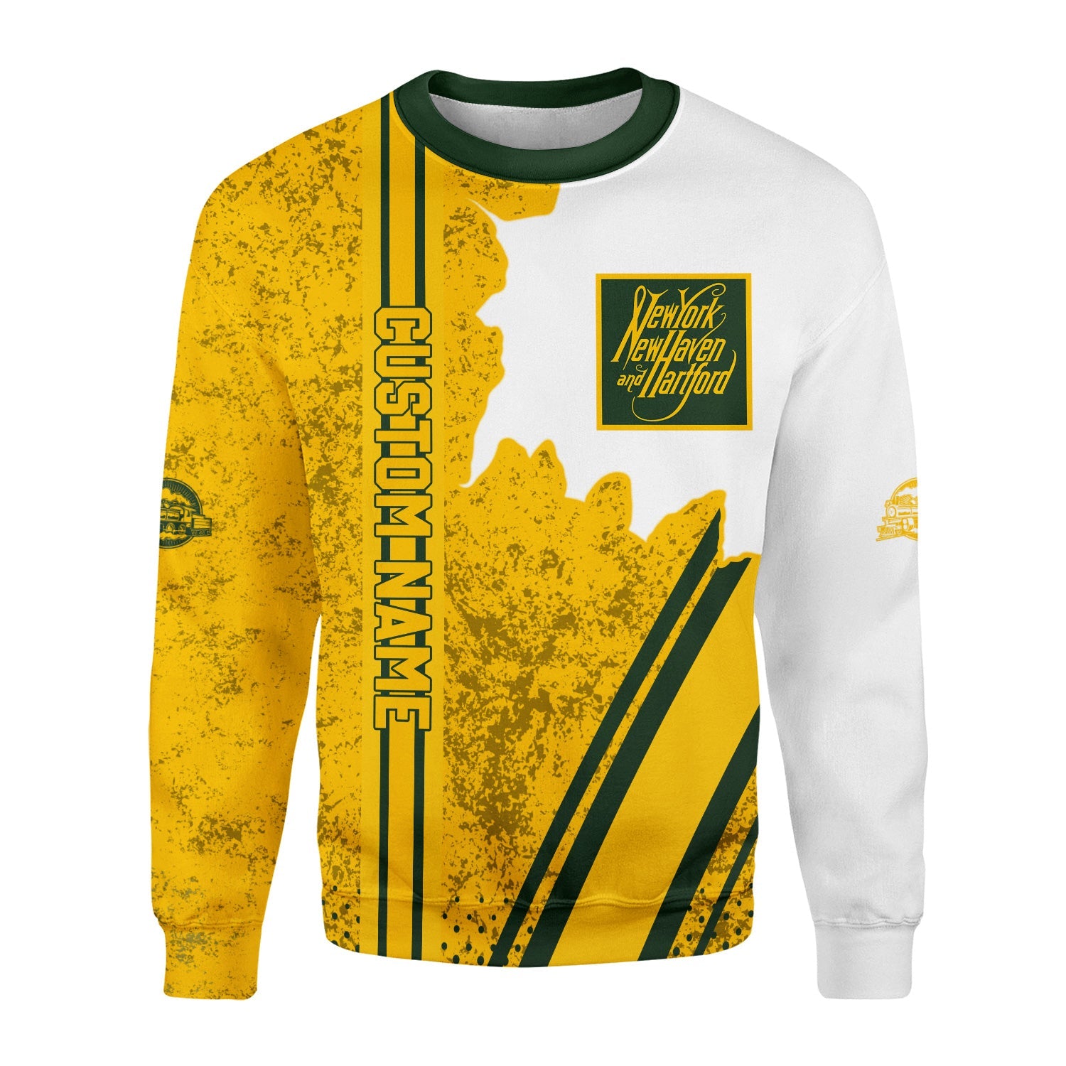 Railspirit Personalized New York, New Haven and Hartford Railroad Sweatshirt New Haven Railroad All Over Printed Unisex Shirt