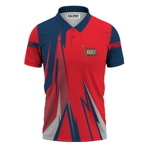 Railspirit Personalized Wabash Railroad Polo Shirt Lightning-Inspired Railway Style Shirt For Train Lovers