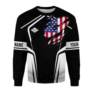 Railspirit Personalized Reading Railroad Sweatshirt American Eagle Vintage Train Shirt