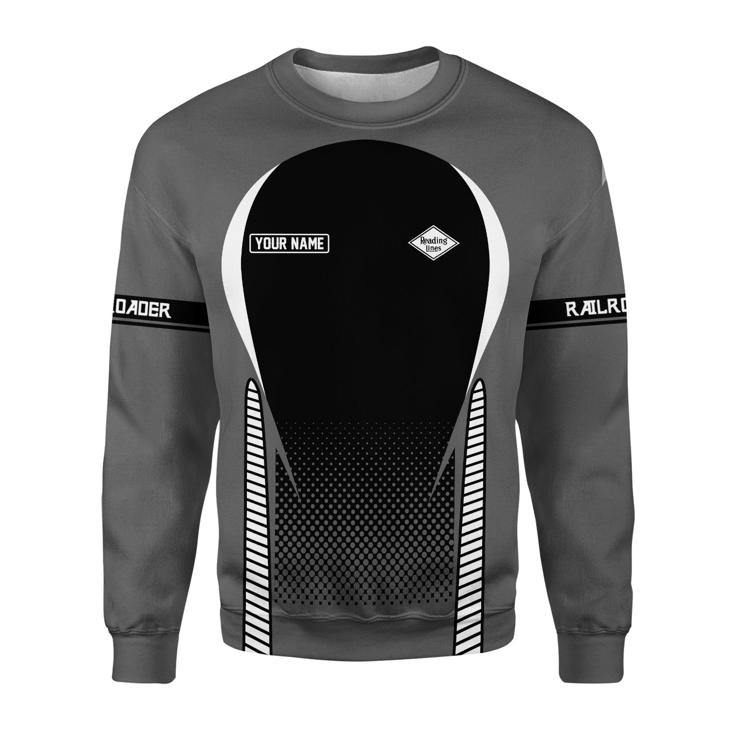 Railspirit Personalized Reading Railroad Sweatshirt Stress Is Caused By Not Having Enough Trains Shirt All Over Print Shirt