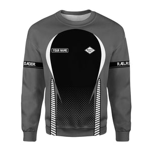 Railspirit Personalized Reading Railroad Sweatshirt Stress Is Caused By Not Having Enough Trains Shirt All Over Print Shirt