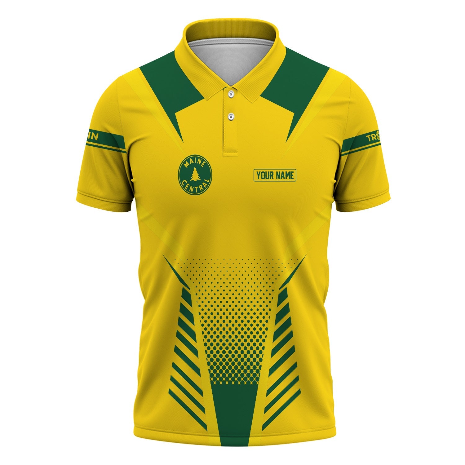 Railspirit Personalized Maine Central Railroad Polo Shirt Unisex Train Shirt All Over Print