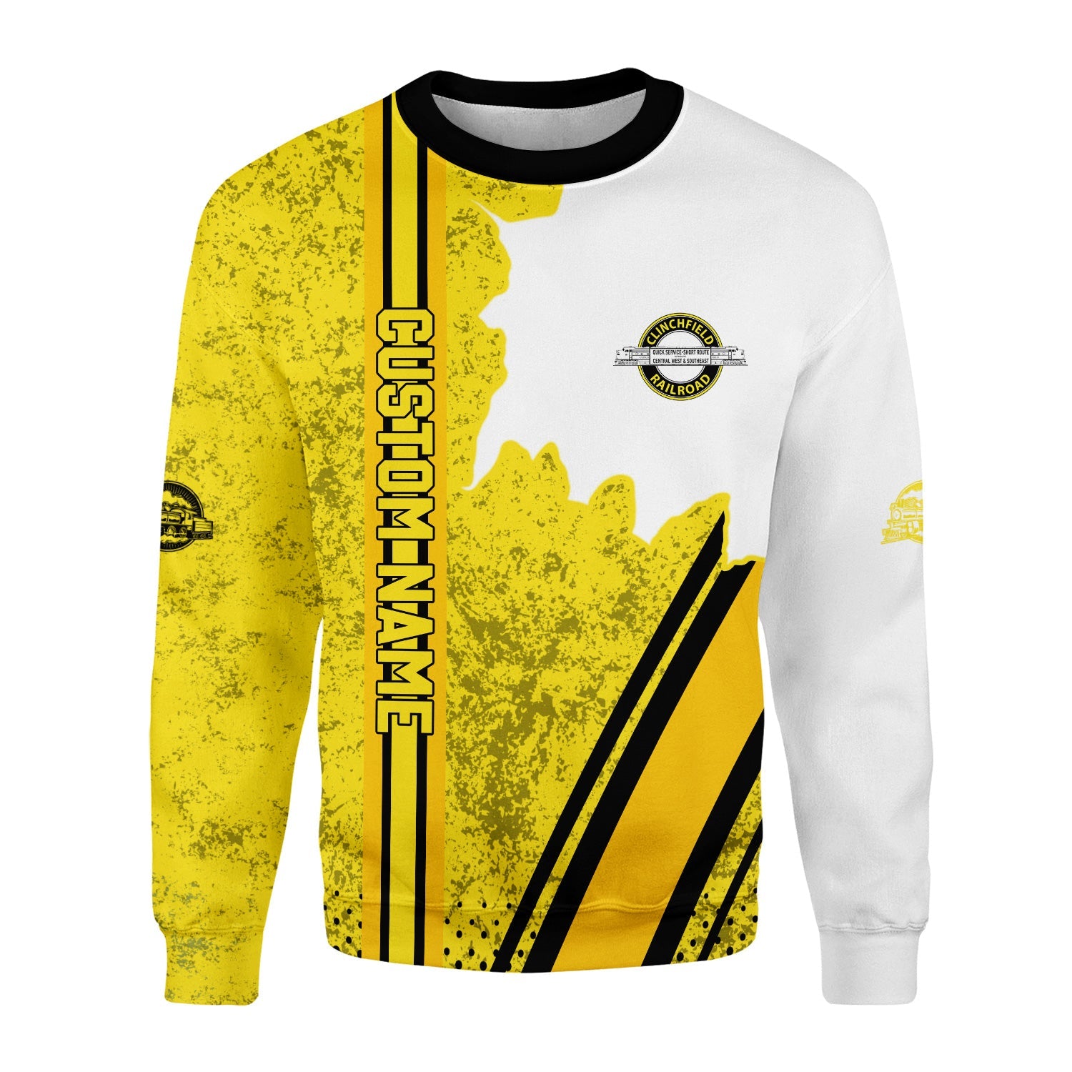 Railspirit Personalized Clinchfield Railroad Sweatshirt All Over Printed Unisex Shirt