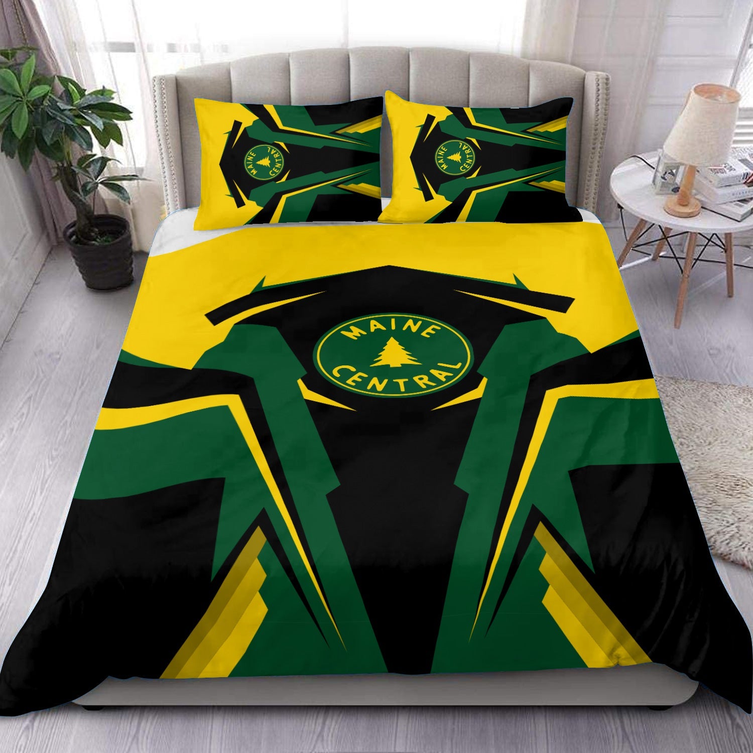 Railspirit Maine Central Railroad Bedding Set Strong Line Style Bedding Set All Over Print