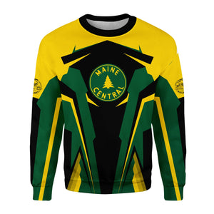 Railspirit Personalized Maine Central Railroad Sweatshirt Strong Line Style Train Unisex Shirt All Over Print