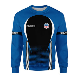 Railspirit Personalized Union Pacific Railroad Sweatshirt Stress Is Caused By Not Having Enough Trains Big Boy Shirt All Over Print Shirt