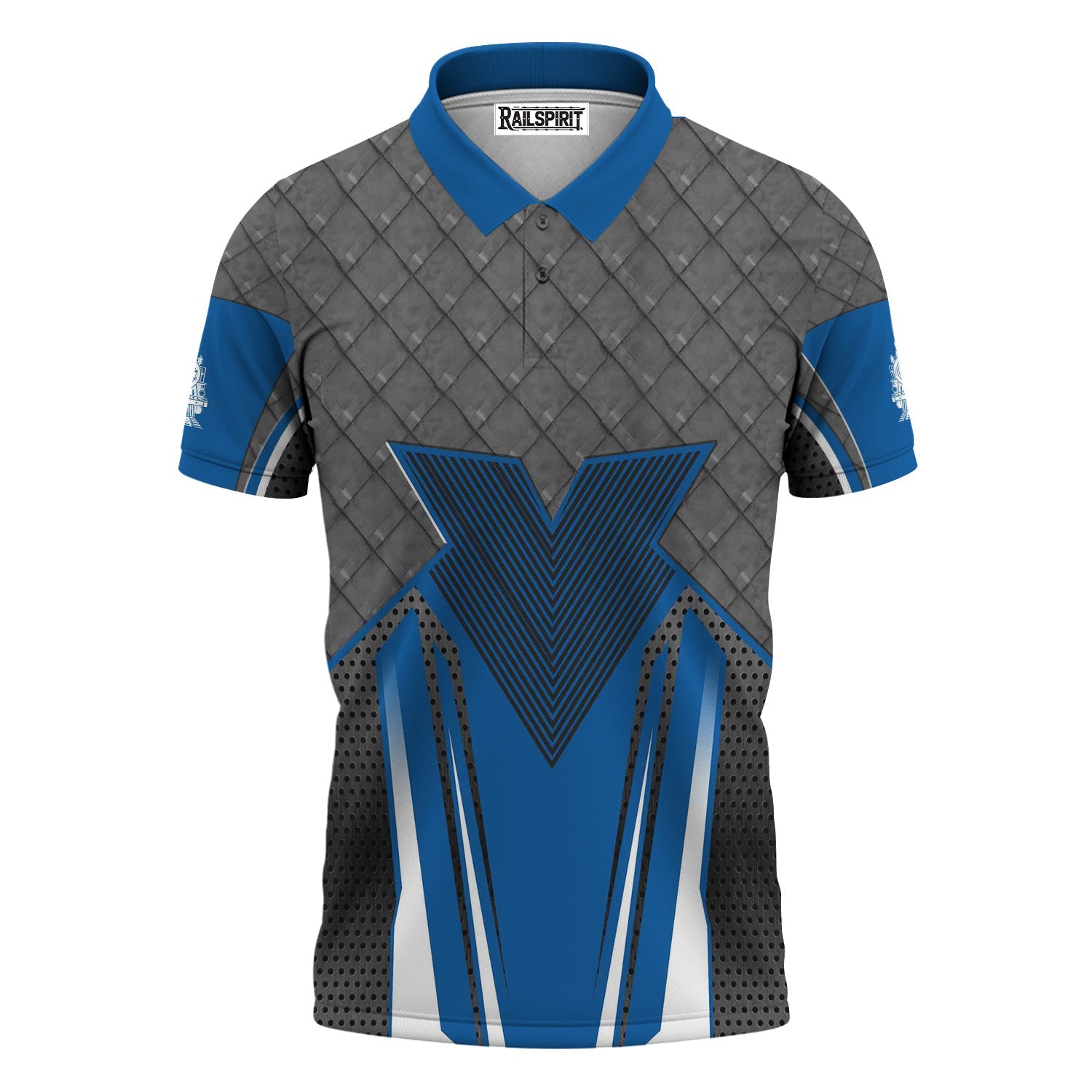 Railspirit Personalized Union Pacific Railroad Polo Shirt Rugged Steel Vibes Big Boy Train Shirt All Over Print