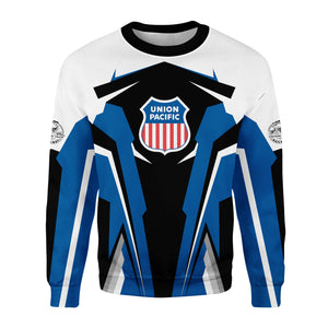 Railspirit Personalized Union Pacific Railroad Sweatshirt Big Boy Strong Line Style Train Unisex Shirt All Over Print