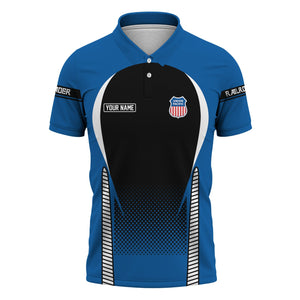 Railspirit Personalized Union Pacific Railroad Polo Shirt Stress Is Caused By Not Having Enough Trains Big Boy Shirt All Over Print