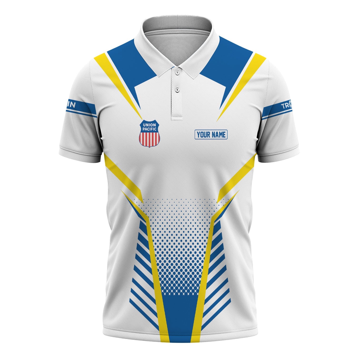 Railspirit Personalized Union Pacific Railroad Polo Shirt Unisex Big Boy Train Shirt All Over Print