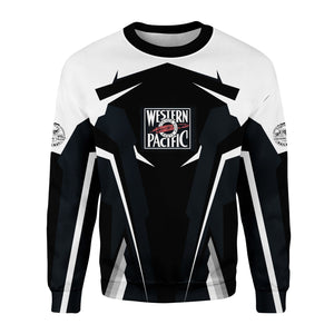 Railspirit Personalized Western Pacific Railroad Sweatshirt Strong Line Style Train Unisex Shirt All Over Print