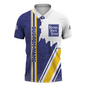 Railspirit Personalized New York, Chicago and St. Louis Railroad Polo Shirt Nickel Plate Road All Over Printed Unisex Shirt