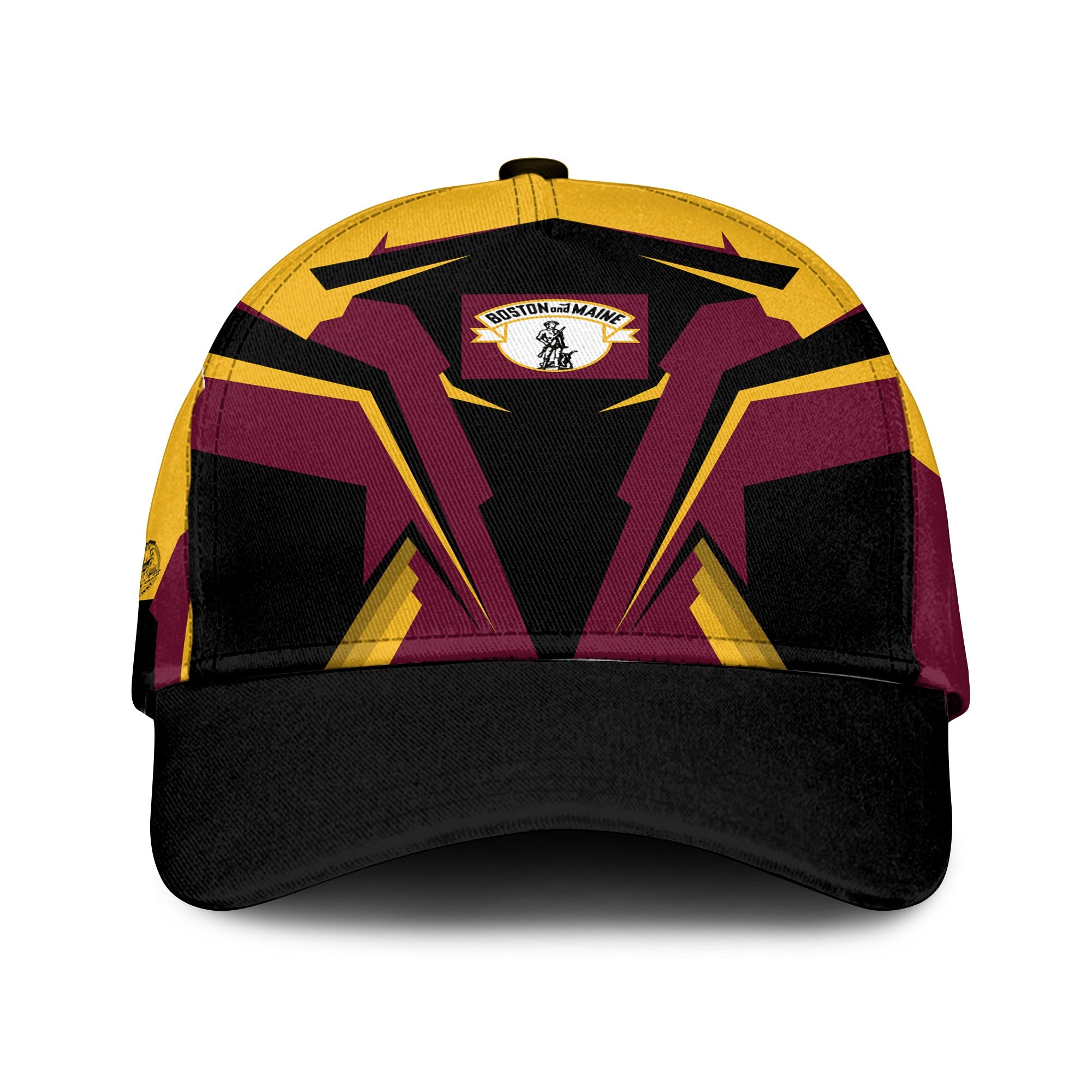 Railspirit Boston and Maine Railroad Classic Cap Strong Line Style Cap All Over Print