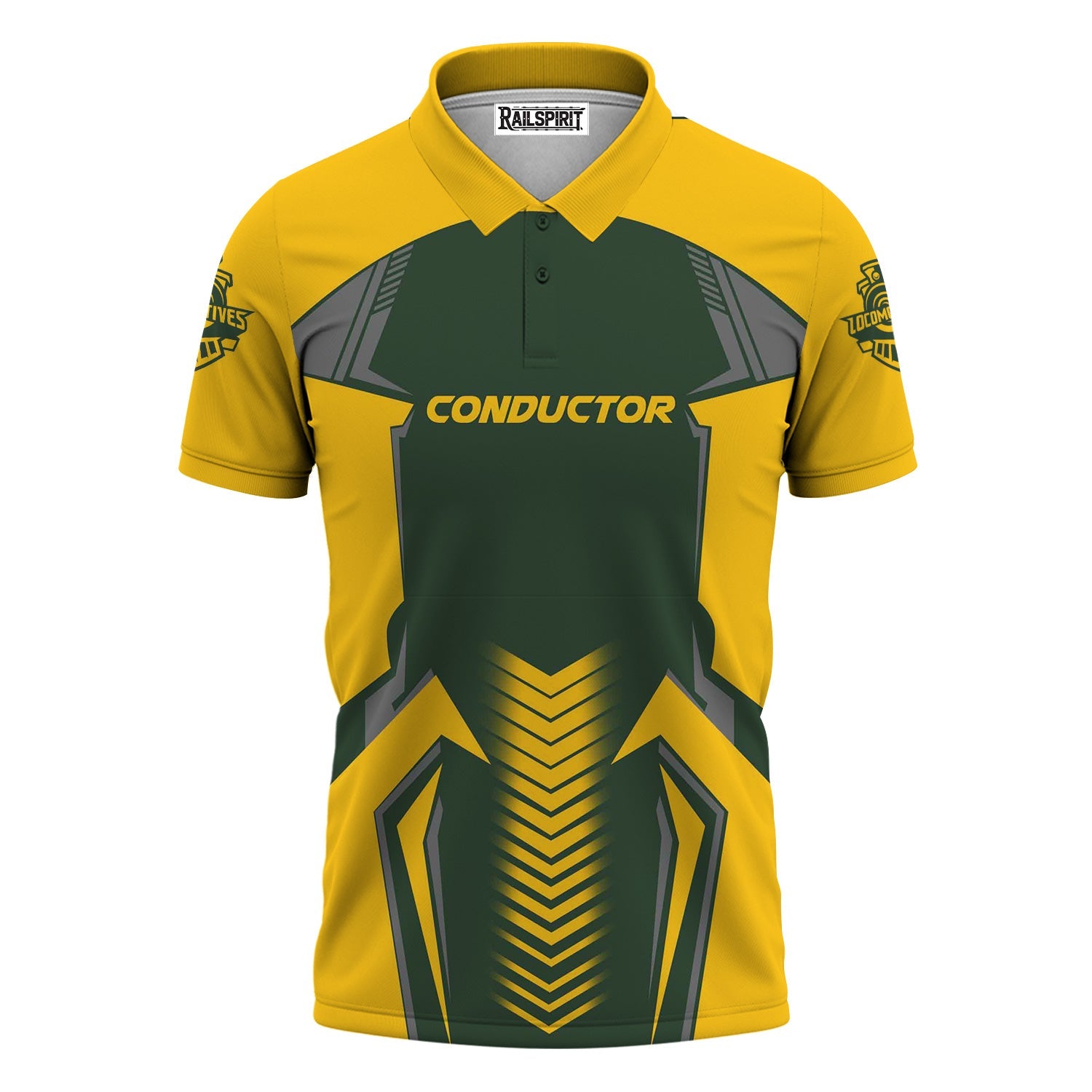 Railspirit Personalized New York, New Haven and Hartford Railroad Polo Shirt Standout Style with Custom Position New Haven Railroad Train Shirt