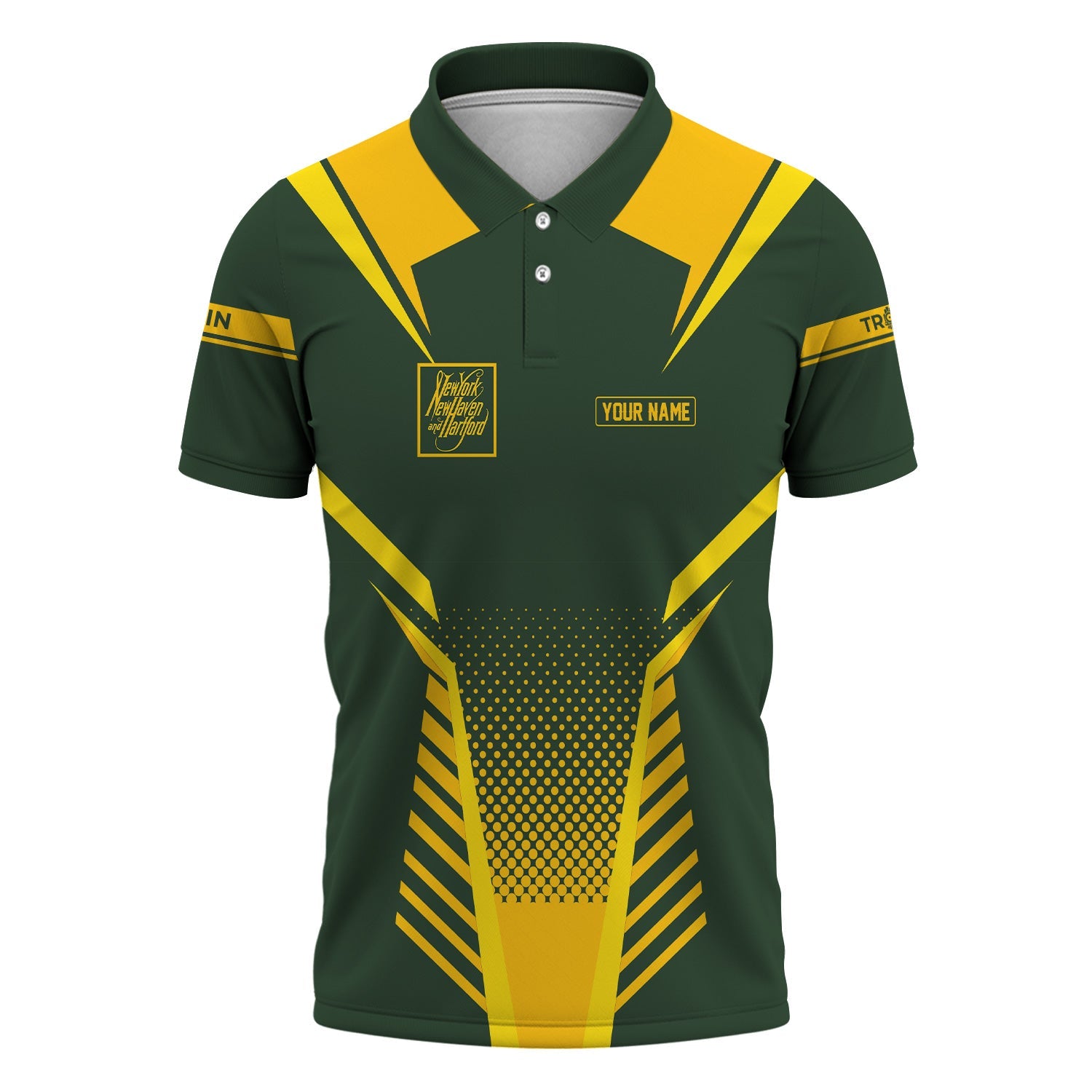 Railspirit Personalized New York, New Haven and Hartford Railroad Polo Shirt Unisex New Haven Railroad Train Shirt All Over Print