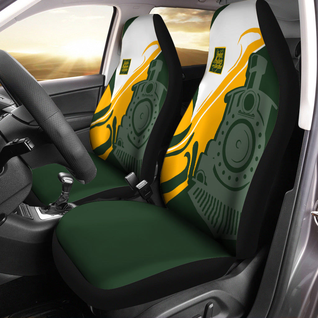 Railspirit New York, New Haven and Hartford Railroad Car Seat Cover Flame-Inspired Style New Haven Railroad Seat Cover Gift Idea For Train Lovers