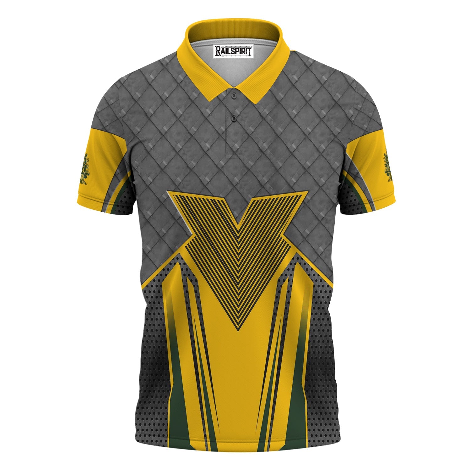 Railspirit Personalized New York, New Haven and Hartford Railroad Polo Shirt Rugged Steel Vibes New Haven Railroad Train Shirt All Over Print