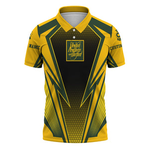 Railspirit Personalized New York, New Haven and Hartford Railroad Polo Shirt Lightning Graphic Style New Haven Railroad Shirt Gift Idea For Train Lover