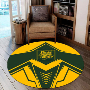 Railspirit New York, New Haven and Hartford Railroad Round Mat Railway Trainspotter Style New Haven Railroad Mat Gift Idea For Foamers