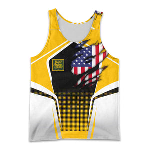 Railspirit Personalized New York, New Haven and Hartford Railroad Men Tank Top American Eagle Vintage Train New Haven Railroad Shirt