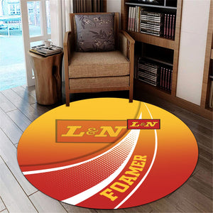 Railspirit Louisville and Nashville Railroad Round Mat Railway-Themed Style L&N Mat Gift Idea For Trainspotter